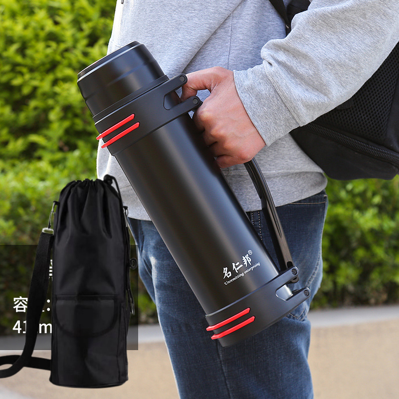 保温杯大容量316不锈钢保温壶男户外便携车载水壶家用旅行水杯5升|undefined