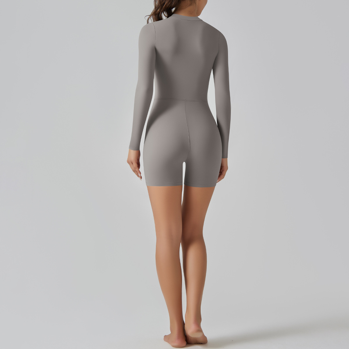 206g Weight Long Sleeve Sleeve Length Nylon, Cotton Blend Fabric Type Regular Top Length Rompers Pants Type Fitness, Running, Sports Occasion Round Neck Neckline Solid Color Pattern Simple Style, Sport Style Style Simple Style Sport Style Solid Color Nylon Cotton Blend Round Neck Tracksuit Rompers 25