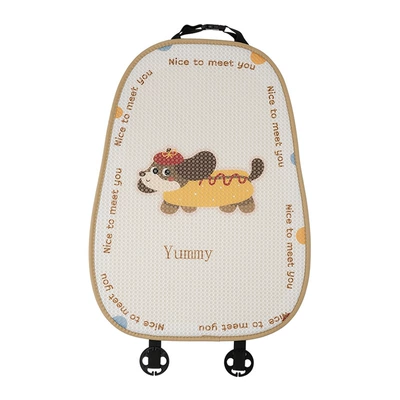 Car Seat Cushion Universal for Seat cushion, seat cover - honeycomb-bow-hat-puppy-cushion-backrest