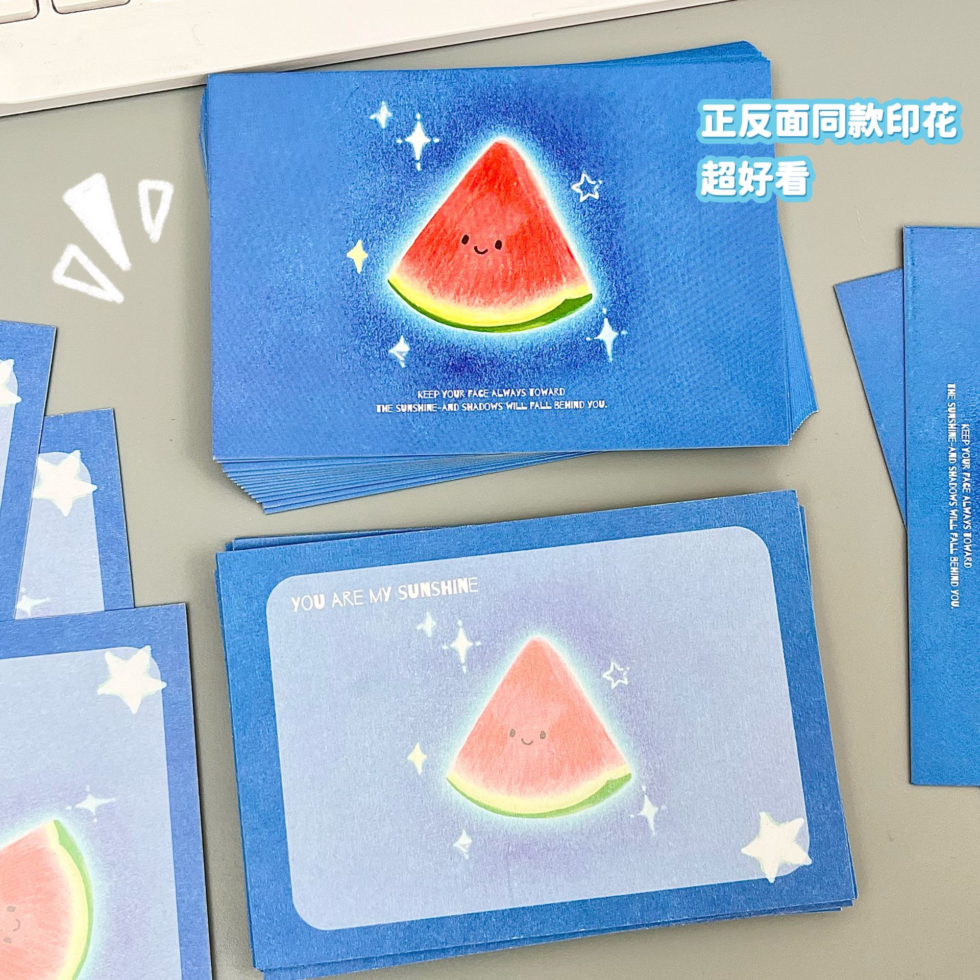 Tarjetas postales de estilo ultra multifacéticas, tarjetas postales conmemorativas para estudiantes de alto valor de cara