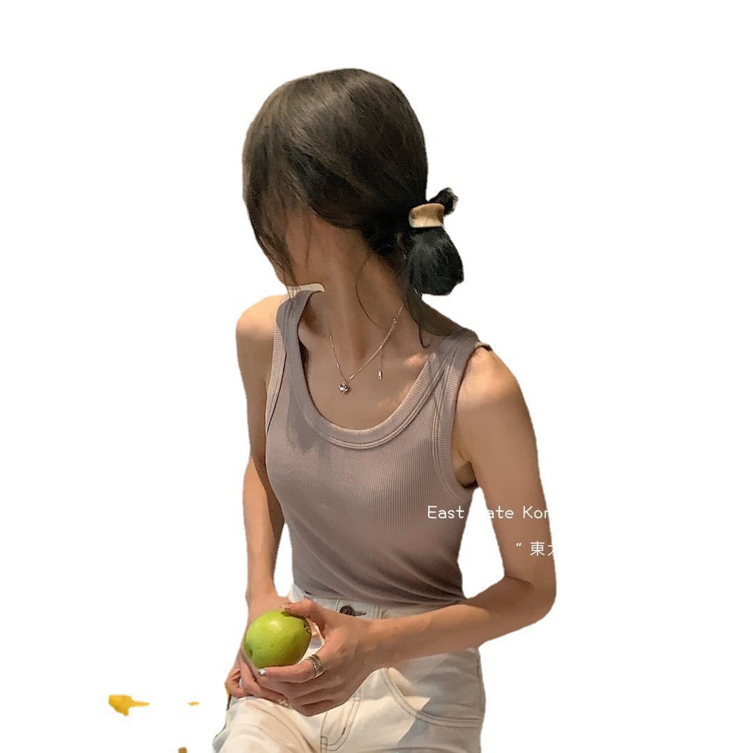 Dongdaemun Corea del Sur calefacción Chaleco de terciopelo para las mujeres de lana forrada gruesa ropa interior térmica desgaste exterior todo a juego chaleco camisa de fondo para las mujeres