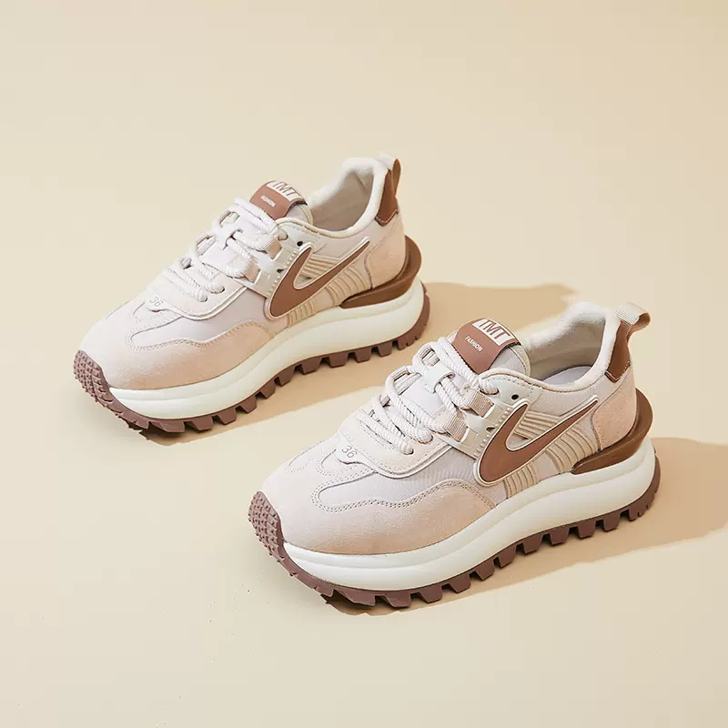 欧洲站网红老爹鞋女ins潮2024秋季新款韩版时尚潮流厚底运动单鞋