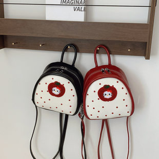 Apple, cute backpack, one-shoulder bag, shoulder bag, fashionable handheld purse