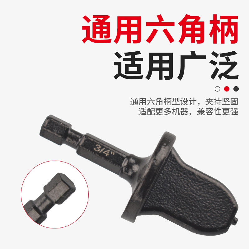 Expansor de tubería de cobre 5 unids mango hexagonal tubo eléctrico herramienta de expansión tubo británico traje de aire acondicionado tubo de cobre escariador image 6