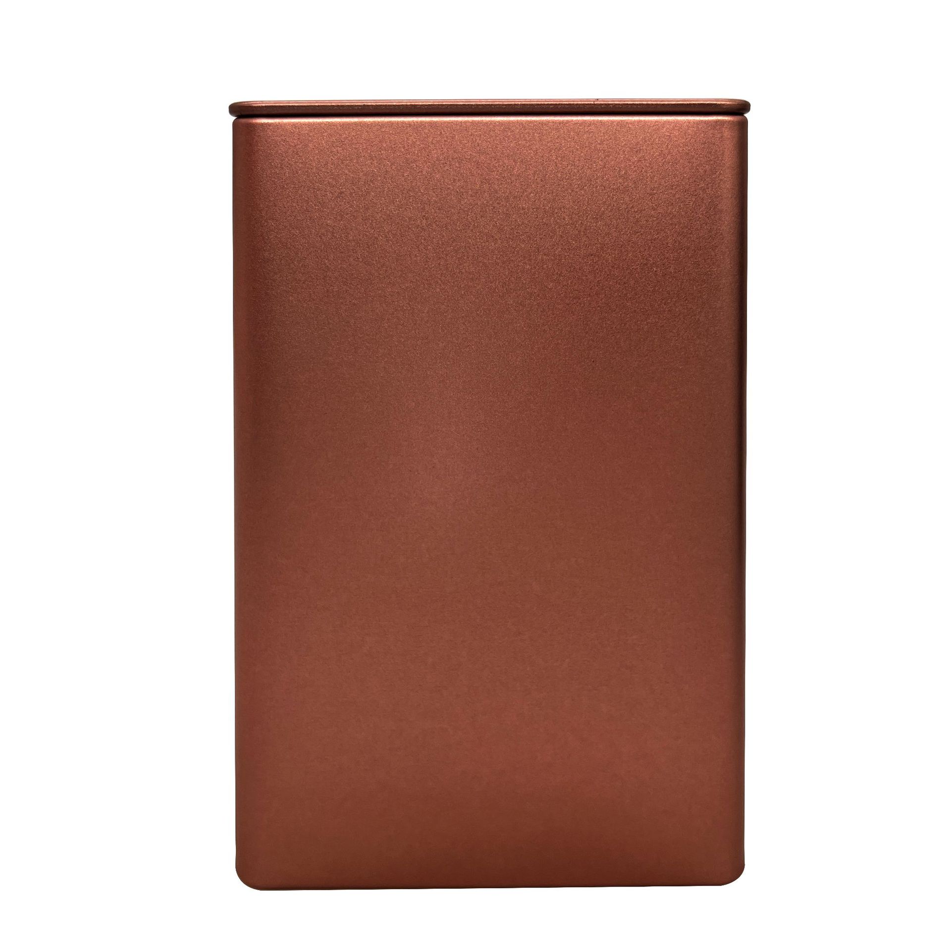 Lata de metal para té de 85 mm, esmerilada, de alta calidad, para uso general, lata pequeña de hierro cuadrada, lata de hojalata para té negro, caja de hierro image 22