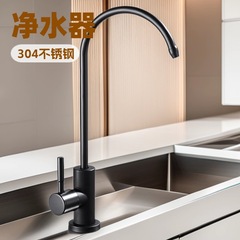 家庭用浄水蛇口 304 ステンレス鋼シンク単冷却純粋な直接飲料水 2 4 点ユニバーサル蛇口卸売