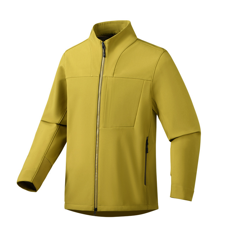 Single-Layer Stand-Up Collar Softshell Sports Jacket for Men and Women, Spring and Autumn Windproof and Waterproof Windbreaker for Running Single-Layer Stand-Up Collar Softshell Sports Jacket for Men and Women, Spring and Autumn Windproof and Waterproof Windbreaker for Running