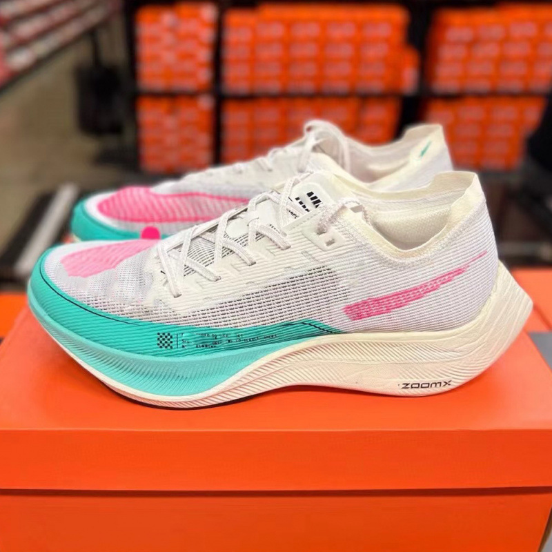 Pure Original Vaporfly 2 Running Shoes Marathon Carbon Plate Sports Running Shoes Light and Breathable Cushioning Men's and Women's Casual Shoes