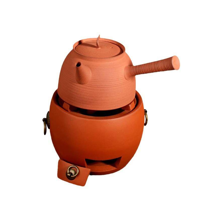 Chaoshan Red Mud Carbon Stove Heat Resistant Sand Pot Japanese-style Side Pot Carbon Electric Dual-purpose Tea Boiling Stove Enclosure Tea Boiling Set Chaoshan Red Mud Carbon Stove Heat Resistant Sand Pot Japanese-style Side Pot Carbon Electric Dual-purpose Tea Boiling Stove Enclosure Tea Boiling Set