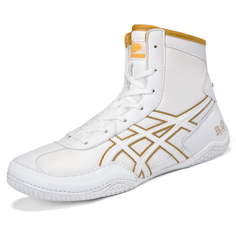 Four-Season Boxing Shoes, Professional Men's and Women's Wrestling Shoes, Fighting Weightlifting Shoes, Fitness Comprehensive Training Squat and Deadlift Shoes