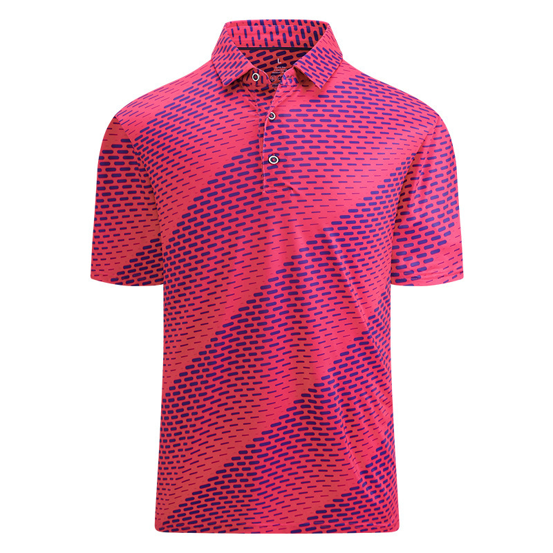 Short-Sleeved Polo Shirt Men's Export European and American Men's Outer Shirt Summer Short-Sleeved Shirt Cross-Border 2025 Collared
