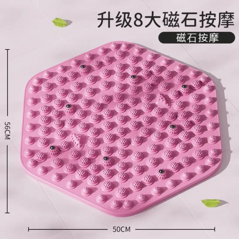 Placa de presión de dedos de medicina tradicional china gruesa almohadilla de plantar redonda acupuntura gruesa pie pie pie paso meridiano ultra-trotando almohadilla de masaje