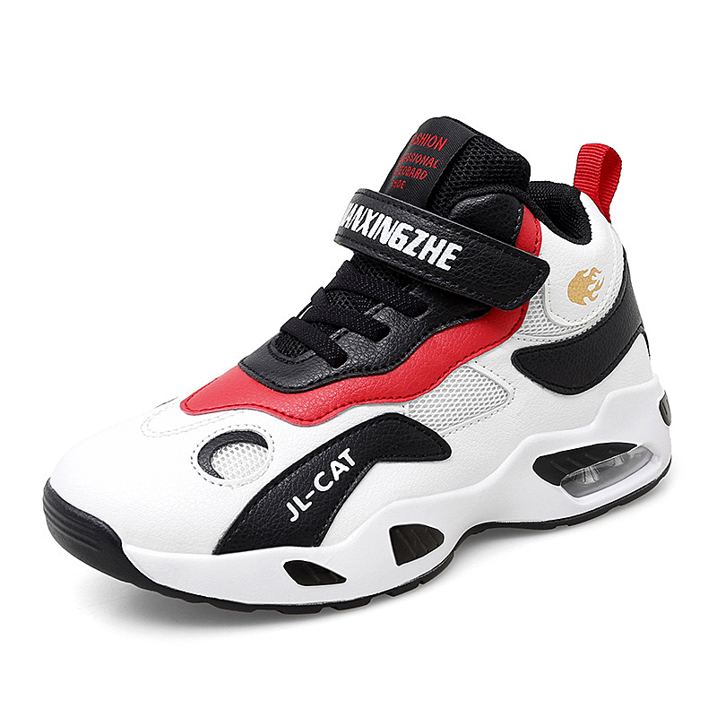 2025 otoño y invierno para niños zapatos de baloncesto con almohadilla de aire para niños zapatos deportivos de alto nivel zapatos de carreras casuales para niñas un cabello