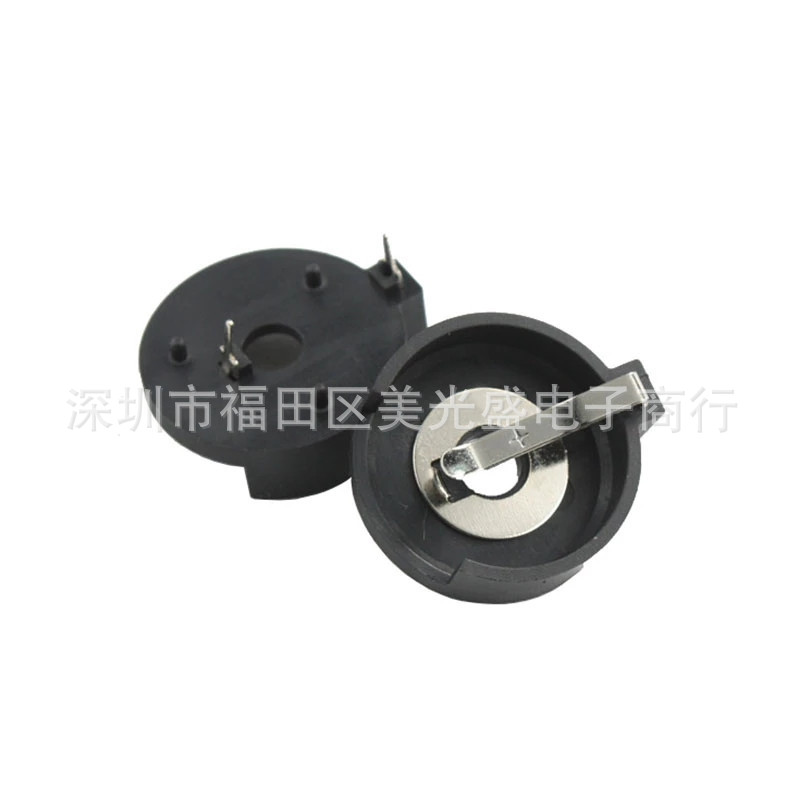 CR2477/LIR2450 卧式直插纽扣电池座 2450/2477电池座电池盒