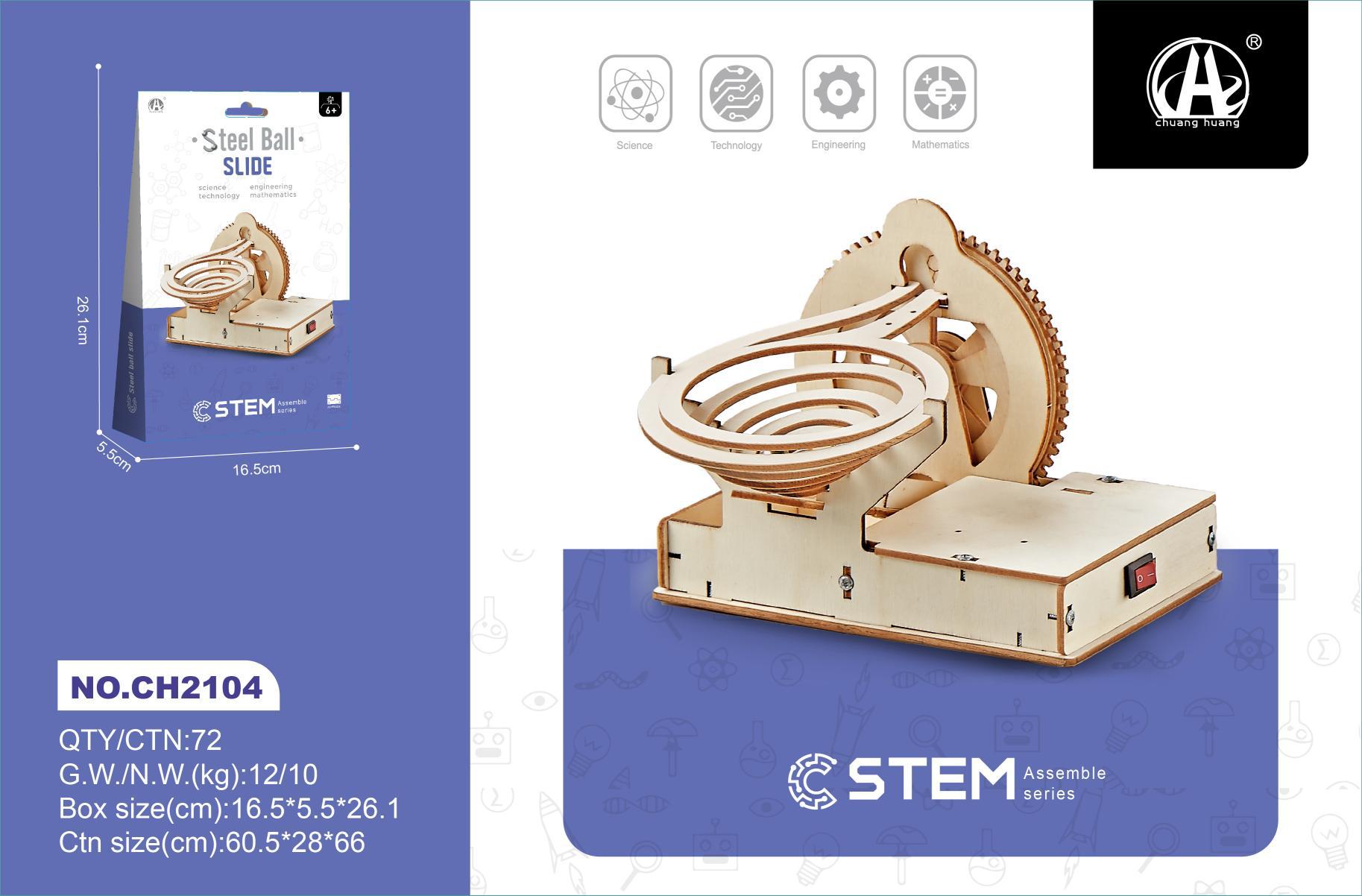 Wooden constructor, slide