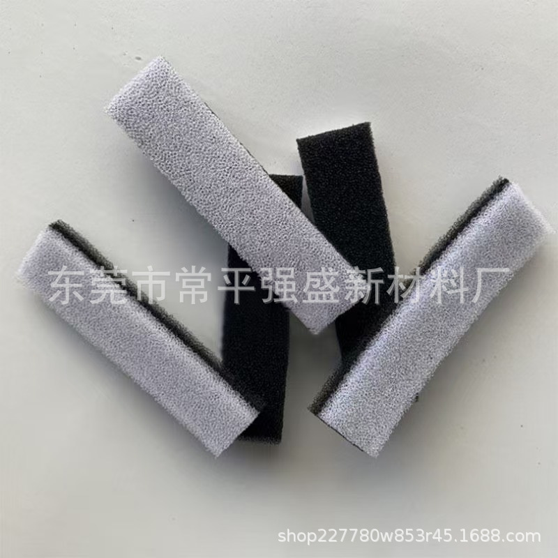 宠物饮水机滤芯半圆方形三层过滤海绵加活性炭替换喝水配件滤棉