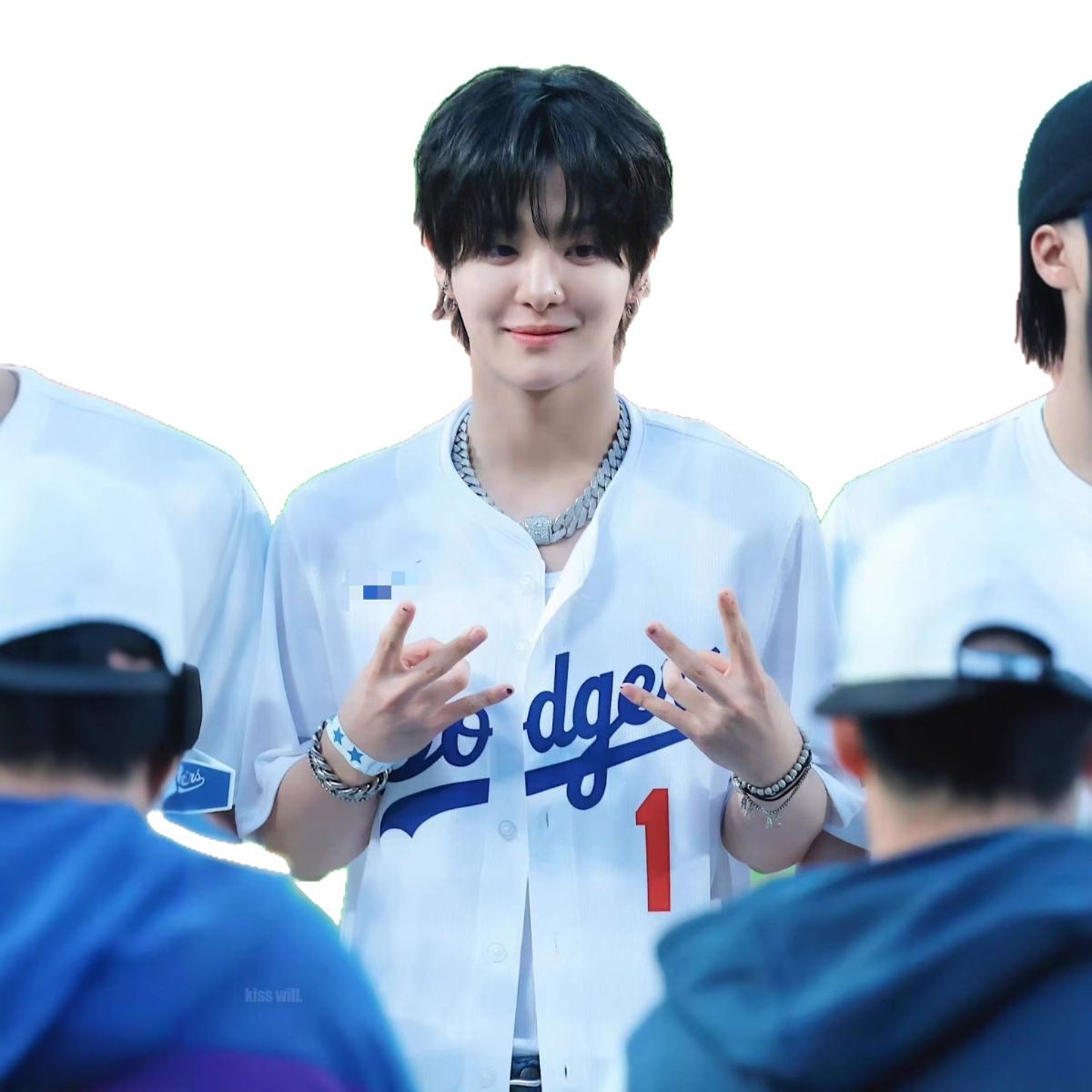 TREASURE Korean men's same baseball uniform No. 45 gem box same jersey performance uniform