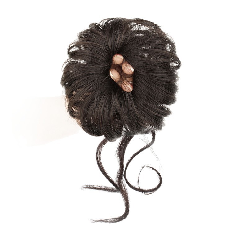 ボールヘッドウィッグヘアバンドヘアアクセサリー人工毛ふわふわヘアアーティファクトウィッグつぼみサイドロータイボールヘアリング|undefined