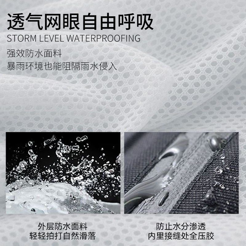 户外新款全身防暴成人连体雨衣透气防水防风户外骑行外卖劳保雨衣