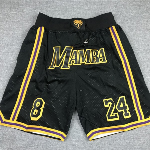 Bigface Shorts Basketball Four Pocket Pants Kobe Mamba Laker