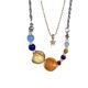 A planet necklace from the planetarium 2024 new explosions niche design unique overlapping clavicle chain women