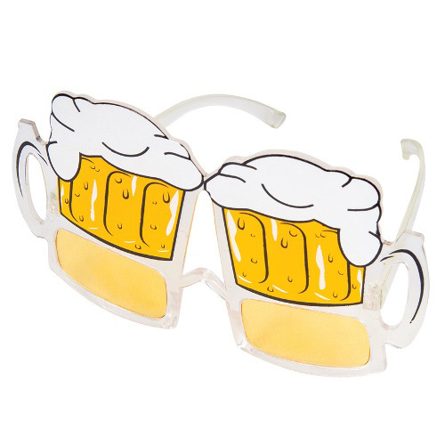 Amazon Oktoberfest Party Plástico Disfraz Gafas Papel de dibujos animados Taza de cerveza Carnival Juego de rol creativo