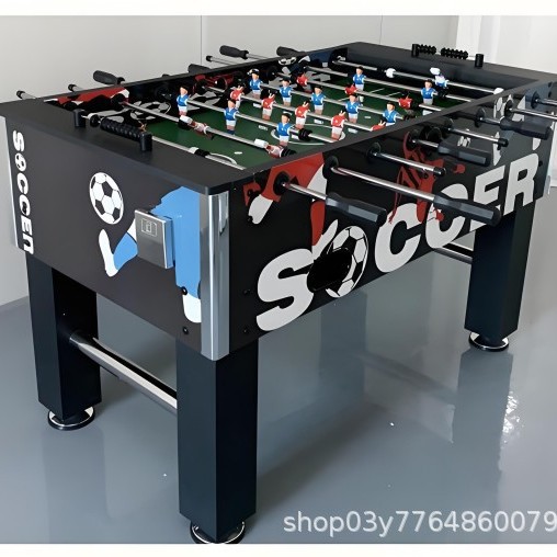鼎力工厂足球桌上足球机1.4米八杆成人桌面足球台桌上足球游戏桌