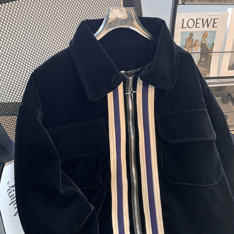 Demi-season jacket for leisure, oversize