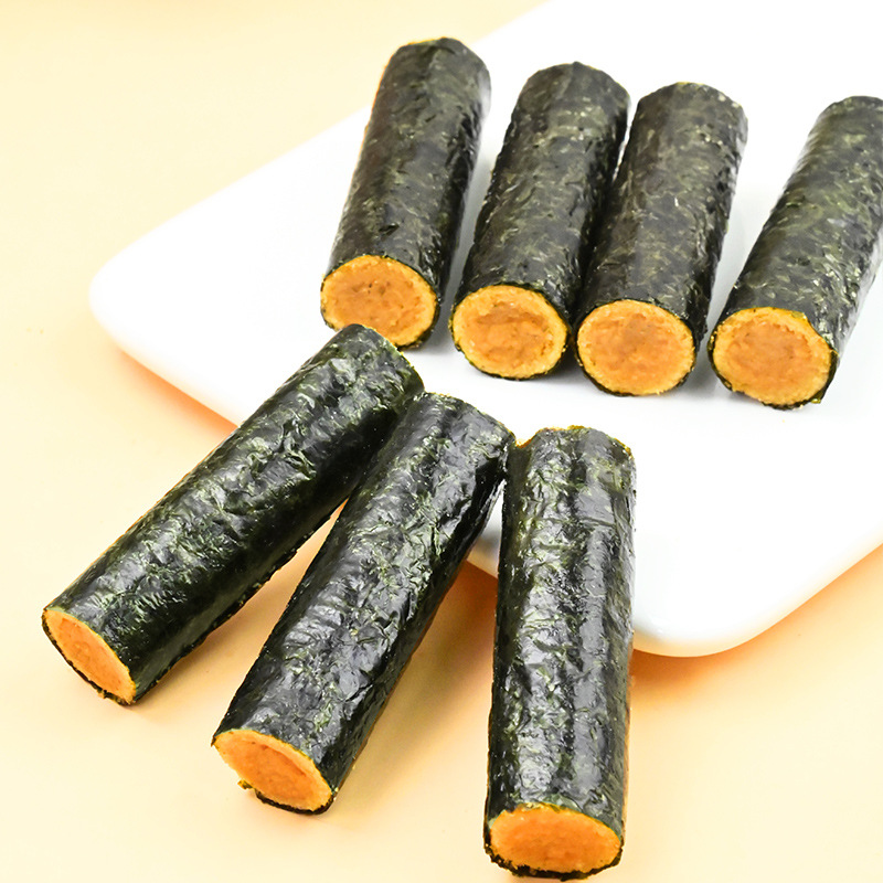 500g loose-leaf seaweed and meat floss snack roll, wholesale supplier