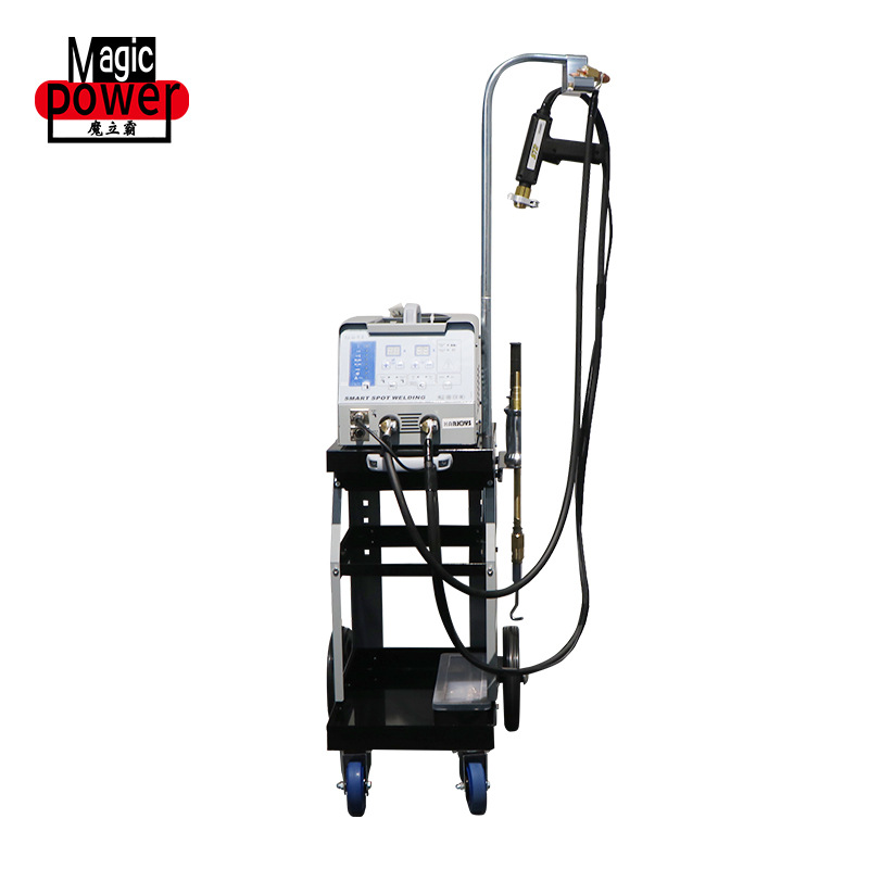 Máquina de reparación de deformación cóncava de chapa de automóvil máquina de mesón puerta pit reducción plástico soldadura por puntos cuerpo que forma la máquina