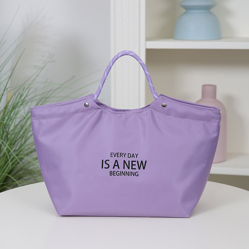 Bolsa de mano de ocio de gran capacidad para salir a prueba de salpicaduras de usuario real bolsa de mamá de oficina bolsa de almuerzo de aislamiento