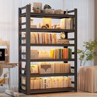 Household Bookshelf Multi-Layer Storage Rack Living Room Study Balcony Storage Rack Student Book Rack Free Shipping Starting from One Piece
