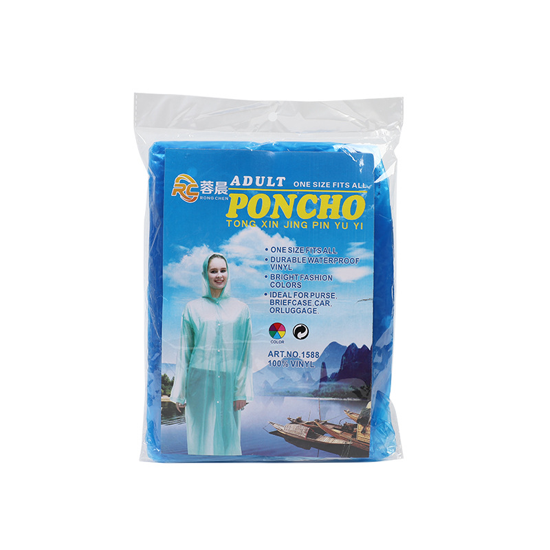 Capa de lluvia desechable viaje al aire libre concierto parque de atracciones rafting montañismo impermeable impermeable impermeable