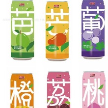 批发进口台湾RICO橙汁饮料多口水果味果汁休闲饮品490ml 24瓶一箱