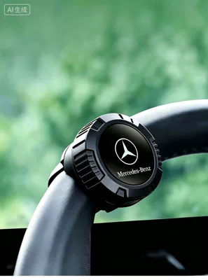 type, one-hand steering device for Steering wheel booster - mercedes-benz-logo-steering-wheel-knob