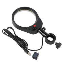 显微镜环形光源LED可调CCD相机视觉补光灯高亮度显微镜辅助灯OK90