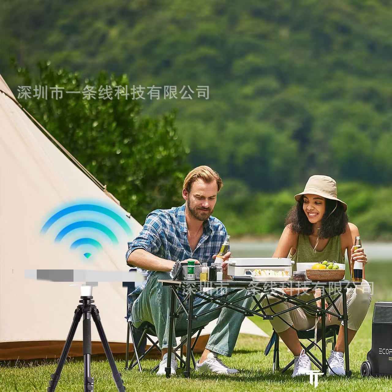 跨境热款mini支架1/4螺口适用于三角支架 路由器接收器mini支架