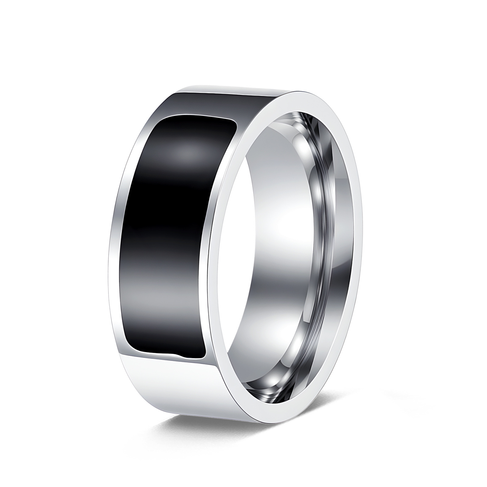 Pulsera de suministro transfronterizo nuevo acero de titanio NFC anillo inteligente equipo portátil inteligente joyería al por mayor