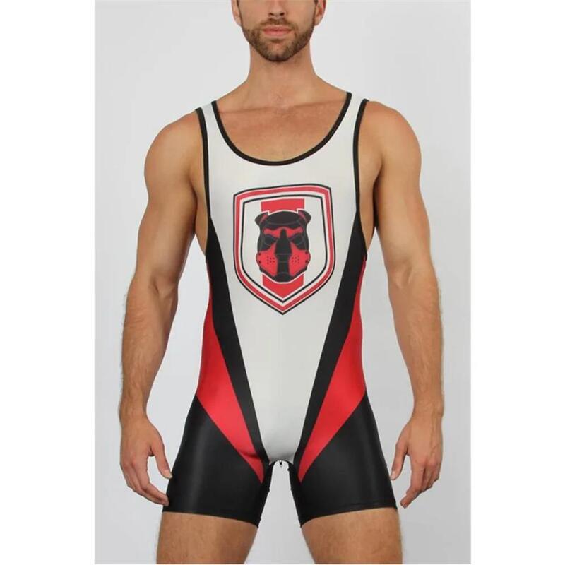 Wrestling Singlet Men's Fitness Sports Sweat-Absorbent Lightweight Weightlifting Training Quick-Dry Wrestling Singlet Men's Fitness Sports Sweat-Absorbent Lightweight Weightlifting Training Quick-Dry