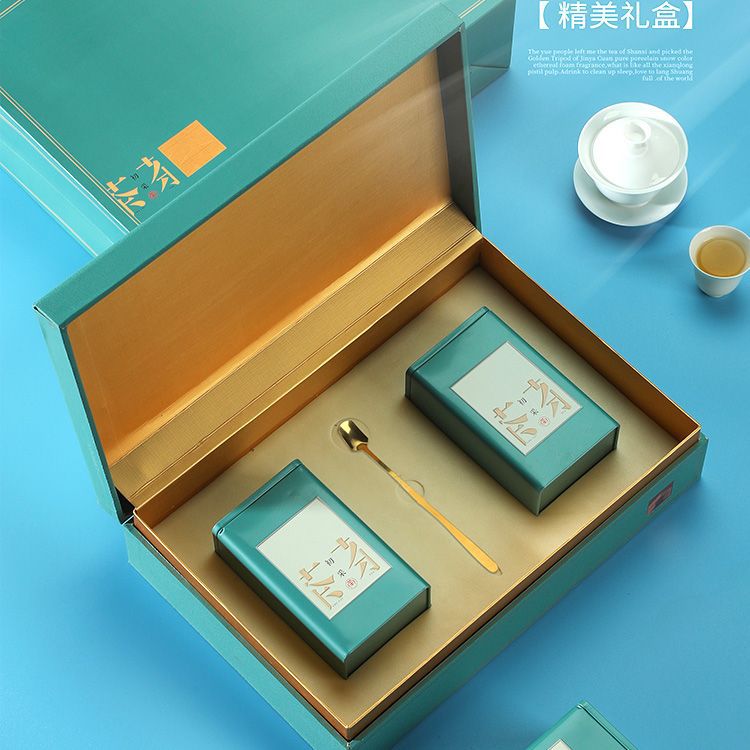 绿茶包装盒龙井茶叶包装盒空礼盒绿茶碧螺春安吉白茶礼盒装空盒