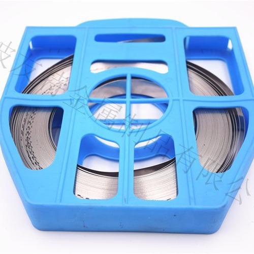 厂家供应304不锈钢打包带  0.7*19*25 不锈钢管箍带 捆绑摄像头