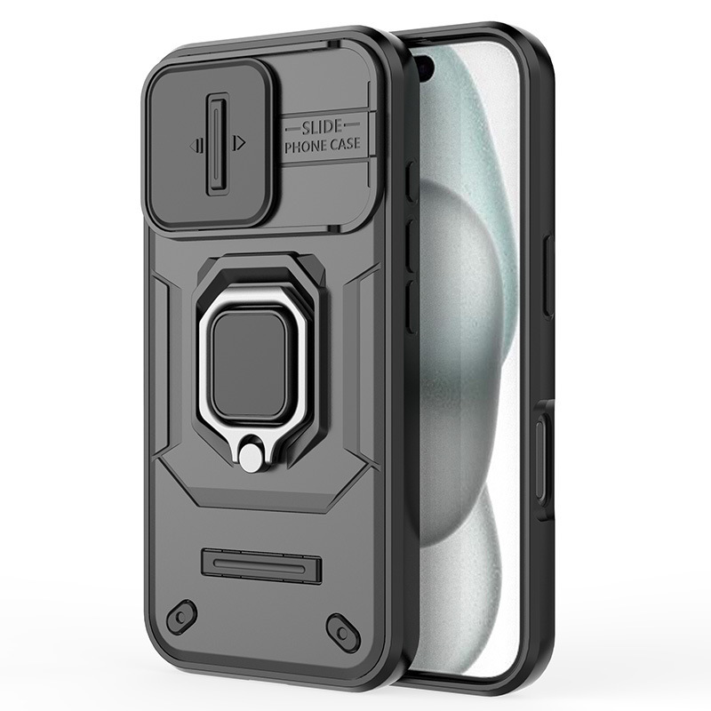 Apple 16pro max 落下防止携帯電話ケースレンズプッシュウィンドウリングホルダー ipone15 携帯電話保護カバーに適しています|undefined