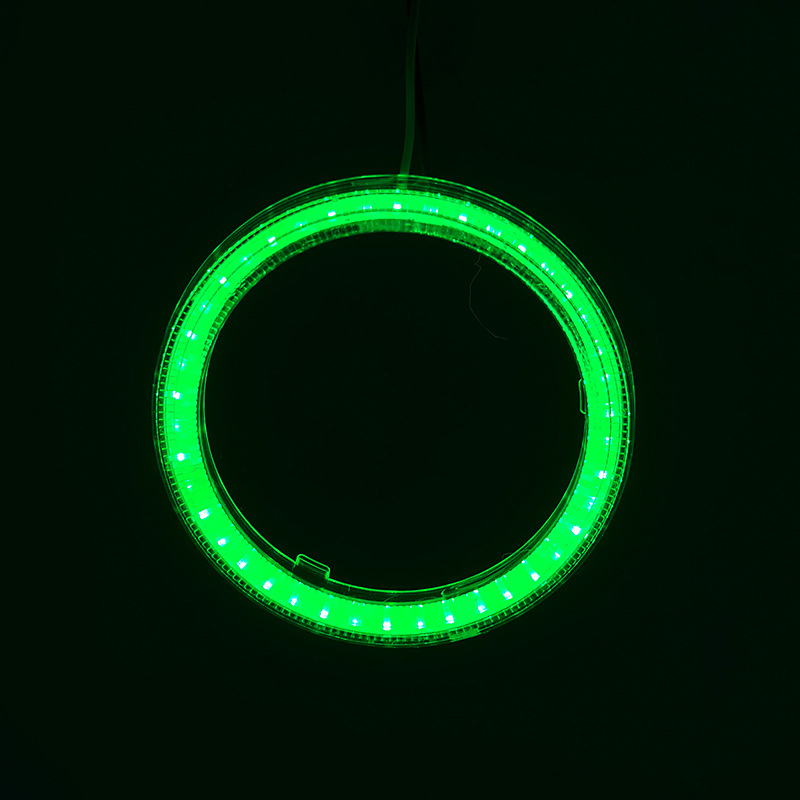 COB Angel Eye Halo Car LED Headlight Decorative Devil Eye DRL Fog Light