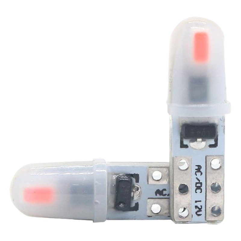 Bombilla led COCHE T5 2SMD 3014 3020 instrumento de luz lámpara de control Central Luz de maquillaje 3D astigmatismo luz indicadora