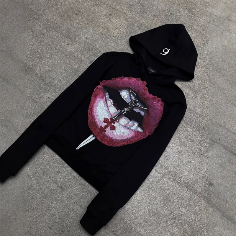 Men's Clothing Street Fashion Y2k Europe And The United States Wholesale Personalized Printing Loose Sweater Long Sleeved Pullover Hoodie_viptrois.com
