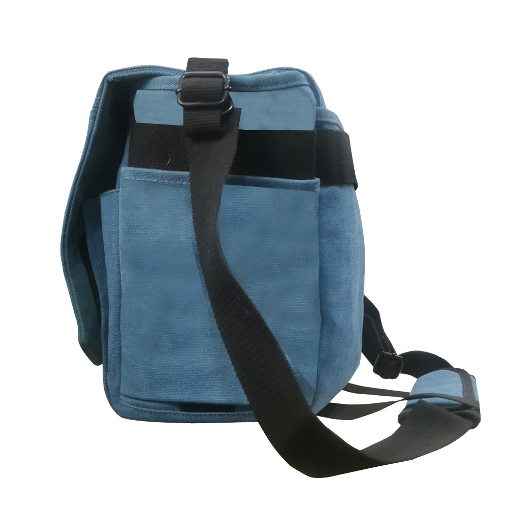 한국 스타일 유행 캔버스 어깨 카메라 가방 학생 대용량 방수 내마모성 SLR 마이크로 단일 사진 가방 크로스 바디 백