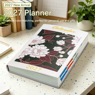 亚马逊2027英文每日计划本跨境A5日程本高效规划plan本定制logo