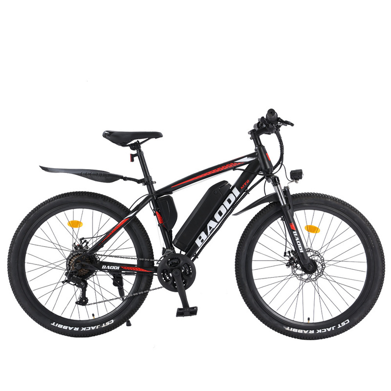 Factory Design 26-inch help students lithium battery travel bicycle off-road installation-free shock-absorbing mountain bike
