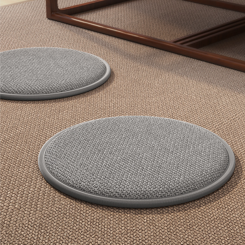 Fúten japonés asiento casero balcón de arroz ventana flotante almohadilla de meditación meditación especial almohadilla de rodillas asiento muelle