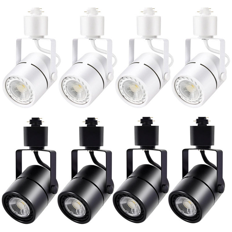 Amazon hot selling three-line H-type track lamp holder dimmable ceiling spotlight 5W bright color 90